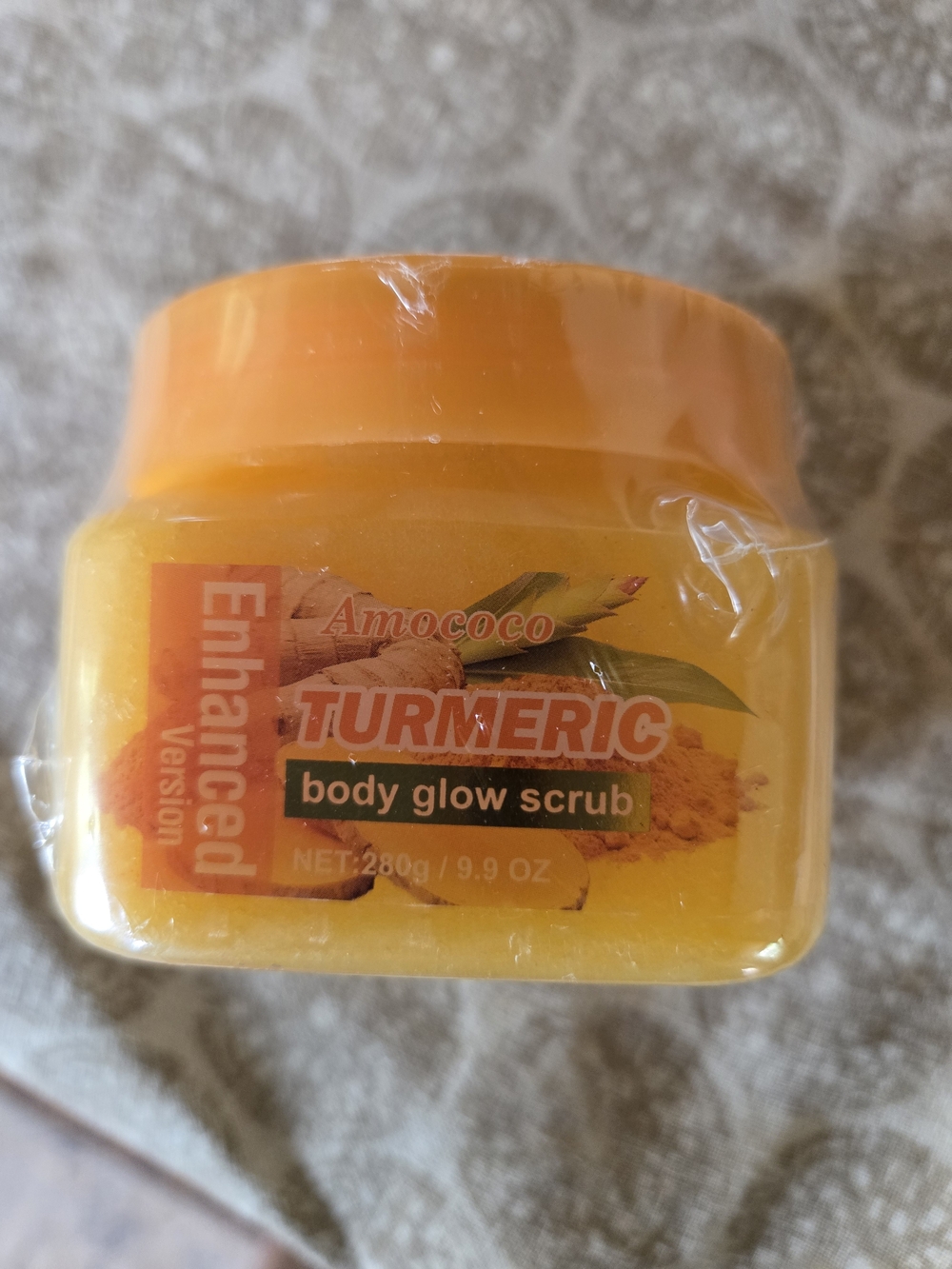 Turmeric Body Glow Scrub - Orange